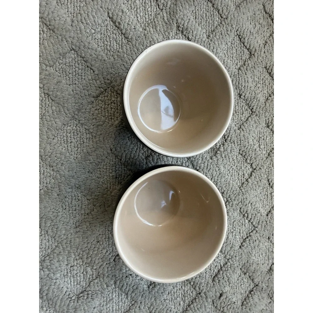 Bailey's Irish Cream MINE and YOURS Mugs Dessert Cups Bowl Ceramic